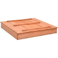 vidaXL Sandkasten 95x90x15 cm aus Kiefernholz