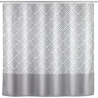 Wenko Duschvorhang Echo grau 180,0 x 200,0 cm