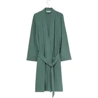 Yumeko Bademantel Jersey Baumwolle M/L Grün - Eco, Bio & Fairtrade