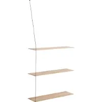 Woud Stedge Add-on Regal L80 Matt White Oak - , Holz, Holz