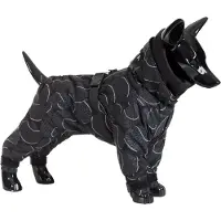 PAIKKA Hunde Overall "Winter Suit" schwarz, Rückenlänge: 60 cm