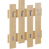 Emob | Wandhaken Welle naturel Spanplatte 64x79x4 cm | NADUVI
