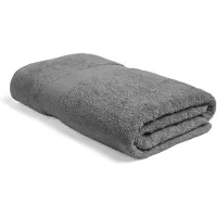 Yumeko Badetuch Baumwolle 100x150 Grau - Eco, Bio & Fairtrade
