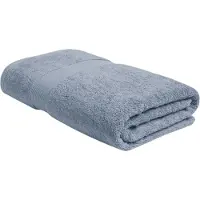Yumeko Badetuch Baumwolle 100x150 Blau - Eco, Bio & Fairtrade
