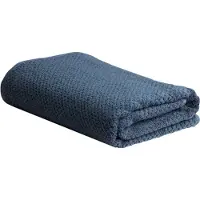 Yumeko Badetuch Baumwolle 100x150 Blau - Eco, Bio & Fairtrade