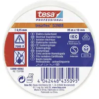 FP PVC-Elektroisolierband 25m x 19mm, weiß