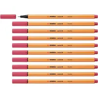 Stabilo Fineliner - point 88 - 10er Pack - erdbeerrot