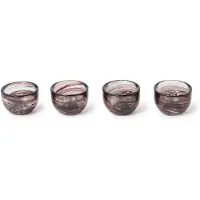 Ferm Living Eierbecher Tinta Deep Brown (4er-Set)