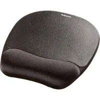 Fellowes Mauspad mit Handgelenkauflage, mit Memory Foam, schwarz