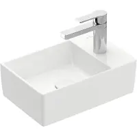 Villeroy & Boch Memento 2.0 Handwaschbecken 40 cm mit 1 Hahnloch, ohne Überlauf
