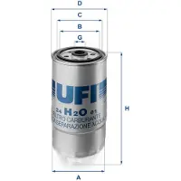 Ufi Kraftstofffilter 24.H2O.01