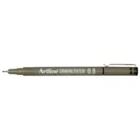 Artline Drawing System 0.8, Schwarz, Schwarz, 1 St?ck(e)