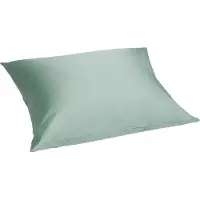 Yumeko Kissenbezug Baumwollsatin 50x60 Grün - Eco, Bio & Fairtrade
