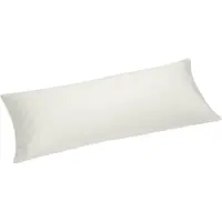 Yumeko Kissenbezug Baumwollsatin 40x80 Weiß - Eco, Bio & Fairtrade