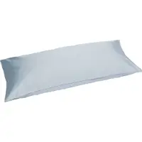 Yumeko Kissenbezug Baumwollsatin 40x80 Blau - Eco, Bio & Fairtrade