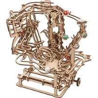 Ugears Holz-mechanikmodell-bauspiel: Kugelbahn Mit Kette