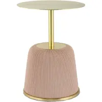 Alygn | Beistelltisch Jokai rosa Metall 40x40x55 cm | NADUVI