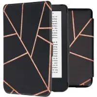 IMoshion Design Slim Hard Case Klapphülle für das Kobo Clara 2E / Tolino Shine 4 - Black Graphic