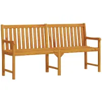 vidaXL Gartenbank 180 cm Massivholz Akazie