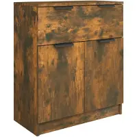 vidaXL Sideboard Räuchereiche 60x30x70 cm Holzwerkstoff