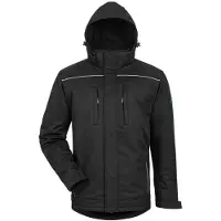 Elysee Argos Winter Softshelljacke mit Kapuze - Schwarz 107 2XL