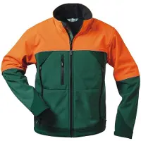 Elysee Sanddorn Softshell Jacken grün/orange - 3XL