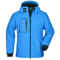 James & nicholson Herren 3-Lagen Winter Softshell Jacke Softshell-Jacke JN1000 black XL