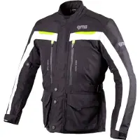 GMS Gear Schwarz Weiß Neon Gelb Textiljacke Größe XS