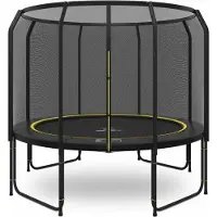 Magic Jump Fiber Black Trampolin 305 cm mit sicherheitsnetz