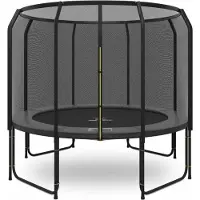 Magic Jump Fiber Grau Trampolin 305 cm mit sicherheitsnetz
