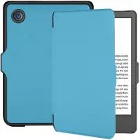 IMoshion Slim Hard Case Klapphülle für das Kobo Clara 2E / Tolino Shine 4 - Hellblau