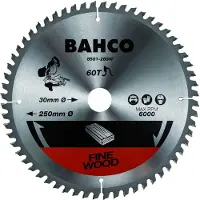 Bahco Kreissägeblatt Mit 40 Zähnen Für Gehrungssägen In Holz 260 Mmx30 Mm