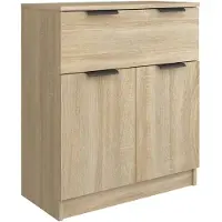 vidaXL Sideboard Sonoma-Eiche 60x30x70 cm Holzwerkstoff