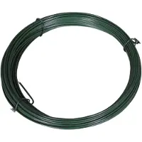 vidaXL Zaun-Bindedraht 25 m 1,4/2 mm Stahl Grün