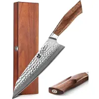 Xinzuo - Damast Kochmesser (Bunka) - B32D Feng Serie