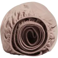 Yumeko Spannbettlaken Jersey Baumwolle 180x200 Rosa - Eco, Bio & Fairtrade