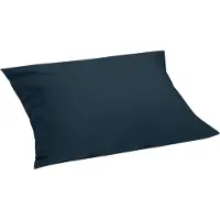 Yumeko Kissenbezug Perkal Baumwolle 50x60 Blau - Eco, Bio & Fairtrade