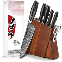 Xinzuo - Damastmesser Set 7-teilig - B20 Ya Serie