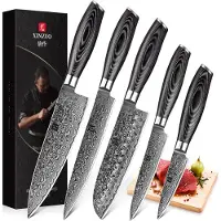 Xinzuo - Damastmesser Set 5-teilig - B20 Ya Serie