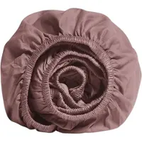 Yumeko Spannbettlaken Baumwollsatin 140x200 Rosa - Eco, Bio & Fairtrade