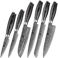 Xinzuo - Damastmesser Set 6-teilig - B20 Ya Serie
