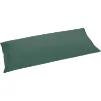 Yumeko Kissenbezug Perkal Baumwolle 40x80 Grün - Eco, Bio & Fairtrade
