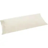 Yumeko Kissenbezug Perkal Baumwolle 40x80 Beige - Eco, Bio & Fairtrade