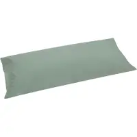 Yumeko Kissenbezug Perkal Baumwolle 40x80 Grün - Eco, Bio & Fairtrade