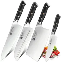 Xinzuo - Messerset aus Edelstahl 4-teilig - B13S Yu series