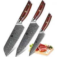 Xinzuo - Damastmesser Set 3-teilig - B27 Yi Serie