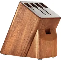 Xinzuo - Akazienholz Universal Messerblock (für 5 Werkzeuge)