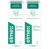 Elmex 2x Sensitive Professional Zahnspülung 2x400 ml Spüllösung