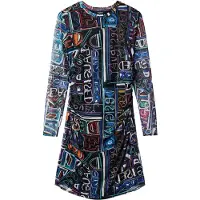 Desigual Kurze Kleider VEST_LETTERING damen