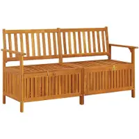 vidaXL Truhenbank 148 cm Massivholz Akazie